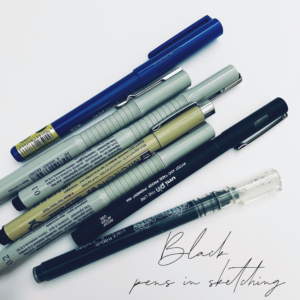 Black Pens in Sketching