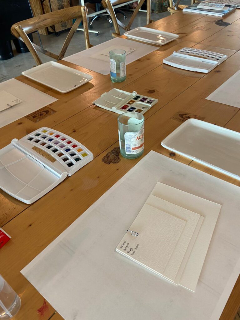 Watercolour novice workshop