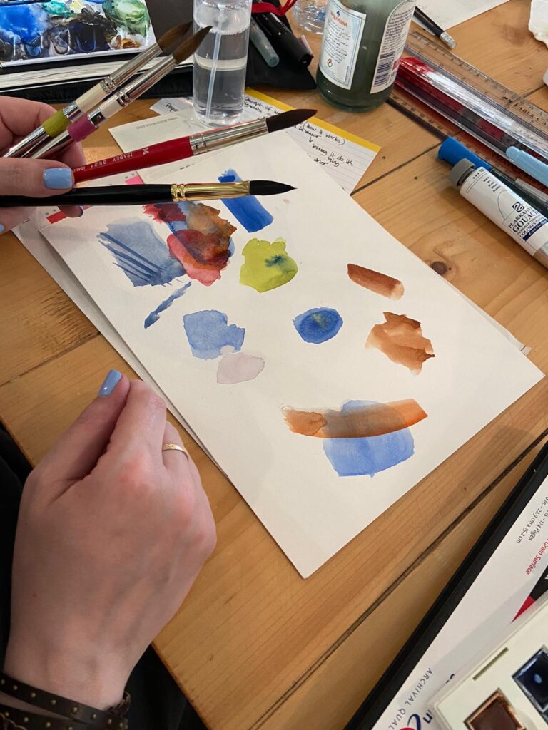 Watercolour novice workshop