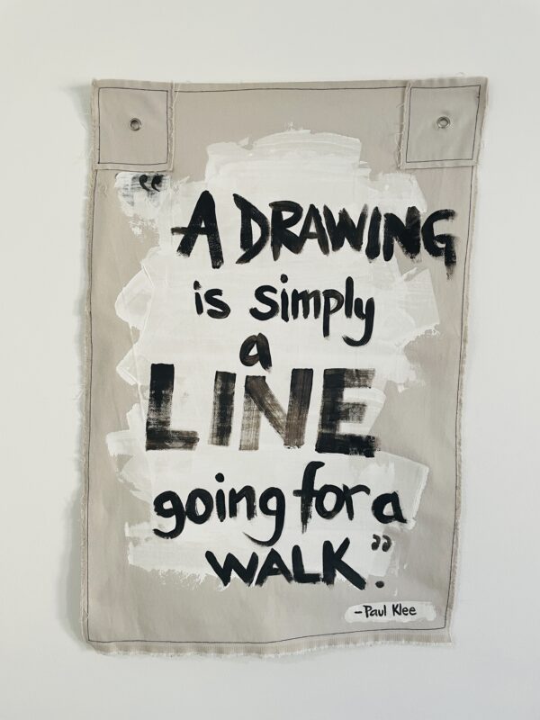 A drawing is simply a line